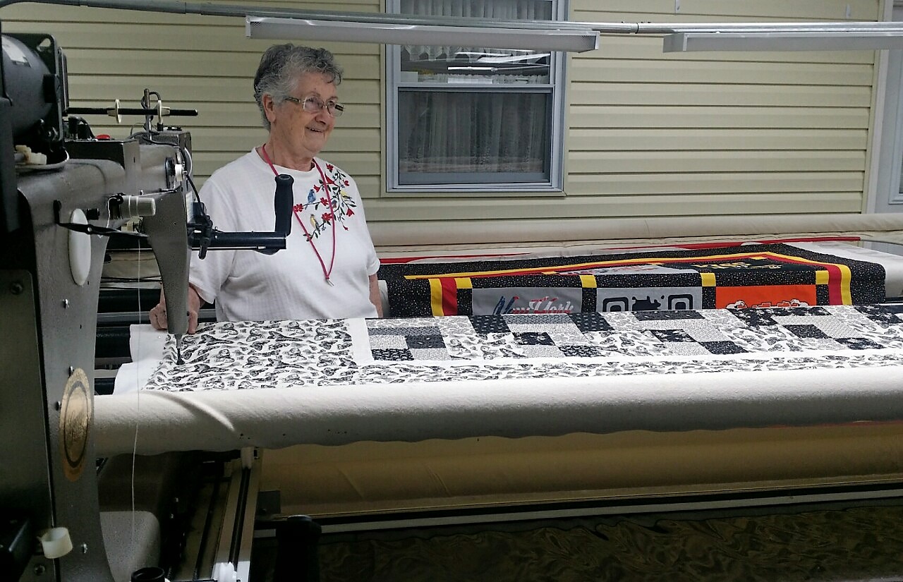 Helen Hounshell, founder of Cardinal Quilts & Fabrics, Vevay, Indiana